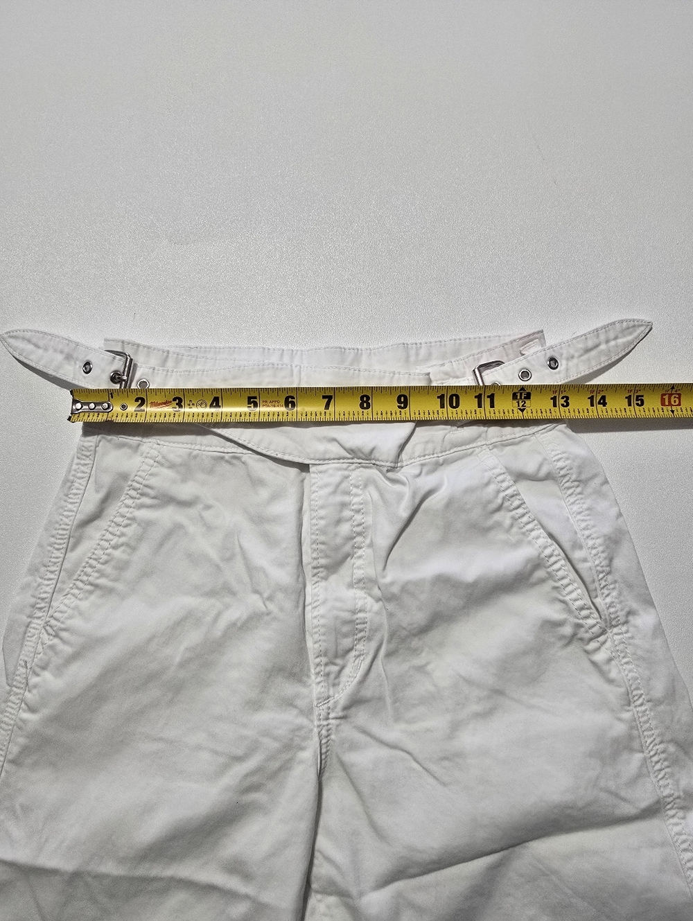 Joe's Jeans White Wide-Leg High-Rise Pants - Picture 15 of 16